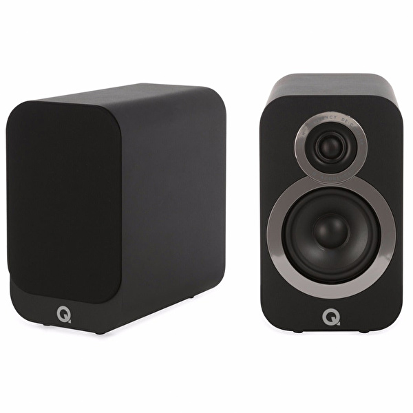 Q ACOUSTICS 3010i Raf Tipi Hoparlör Carbon Black (Çift)